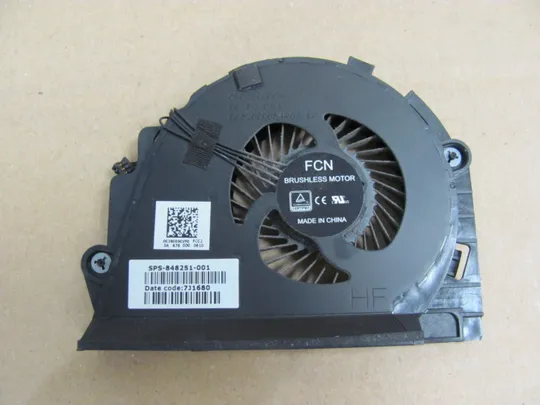 848-6 Вентилятор (кулер, FAN) 848251-001 DC28000GVF0 для HP EliteBook ZBOOK 15 G3  оригінал Ціна