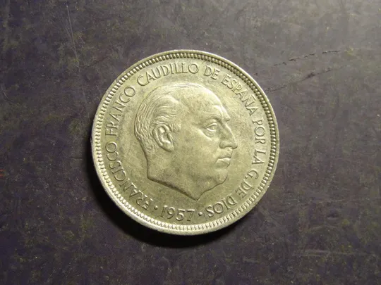 Купити 5 песет 1957 (73) Іспанія