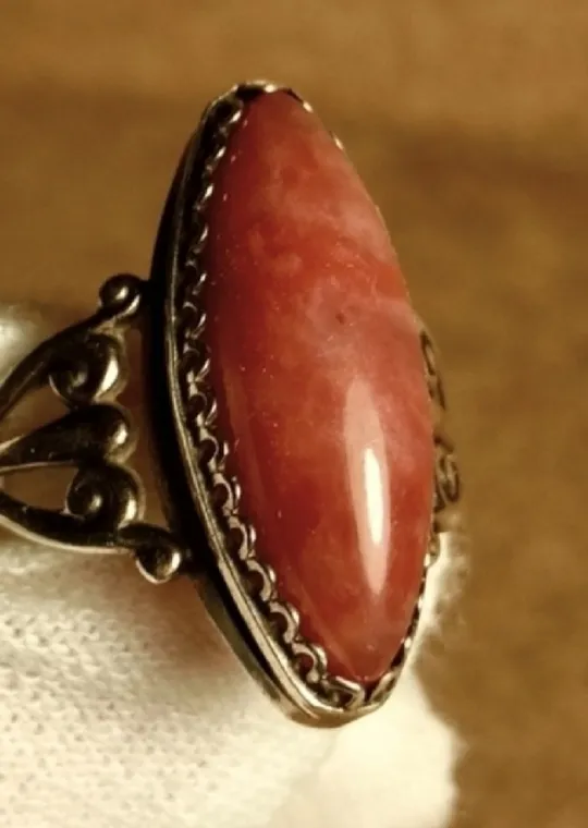 Красивый серебряный перстень 875пр. (☝️Клеймо звезда,СССР!) З аукціону