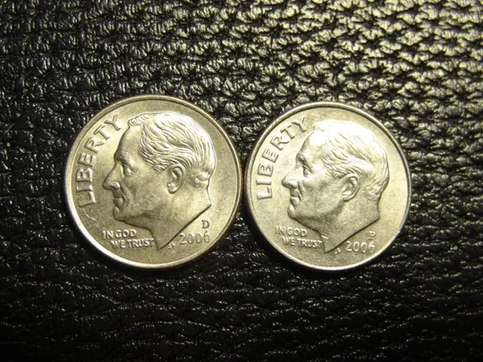 10 центів 2006 США (два різновиди) Ціна