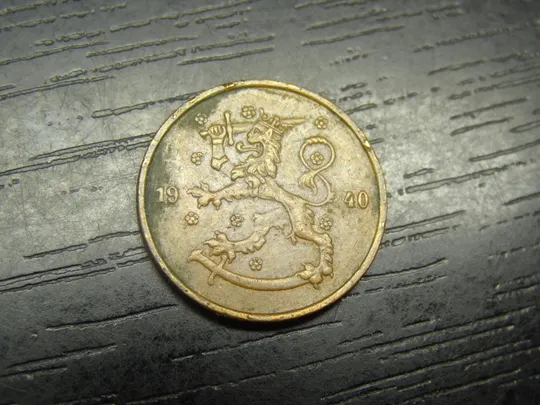 5 пенні 1940 Фінляндія Ціна