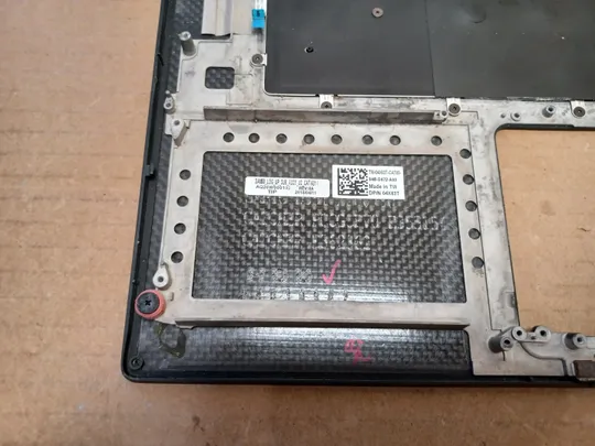 номер1055-26 корпус кришка Палмрест корпус топкейс Верхня панель палмрест cover-C тачпад 04X63T AQ26W000102 клавіатура для DELL XPS 15 9570 7590 Precision 5530 5540 оригінал Продаж