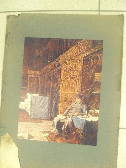 литографии верещагин дурные вести из франции, маршал в монастыре  лот 2 шт №8348 Характеристики