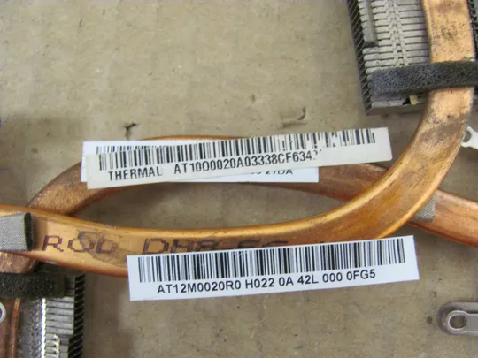 номер0030-26 термотрубка охолодження AT12M0020R0 AT10O0020A0 для ACER Aspire E1-530 E1-532 E1-570 E1-572 оригінал Продаж