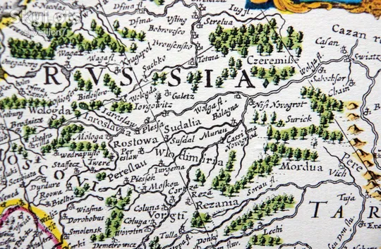 Старовинна мапа карта Європи Віллема Блау на папері верже 1644 Willem Blaeu Інтернет-аукціон