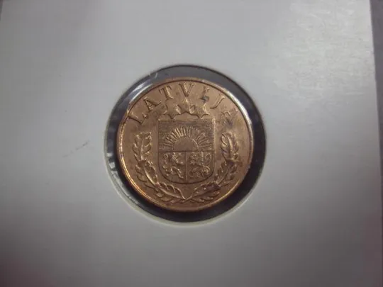 монета латвия 1 сантим 1938 №8190 Продаж