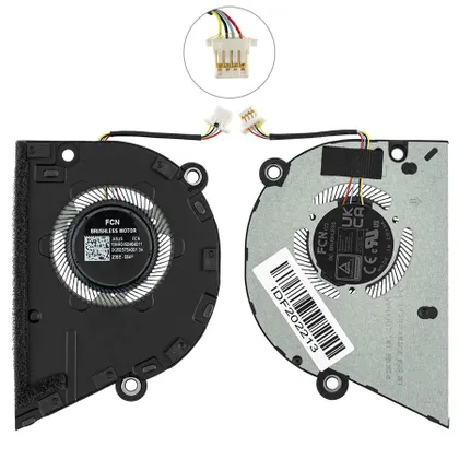 фото, Оригінальний вентилятор для ноутбука ASUS (H7606 series), 5V, (SYS FAN), (13NB1420M04011)