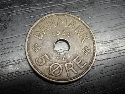 фото, 5 оре Данія 1932
