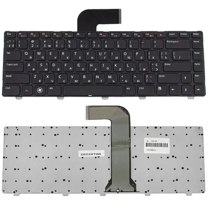фото, Клавіатура для ноутбука DELL (Inspiron: 5520, M4110, M5040, M5050, N4110, N5040, N5050, Vostro: 1540, 3550, XPS: L502) ukr, black