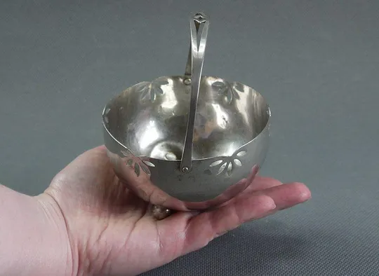 Ваза конфетница корзинка металл БУ металева цукерниця Продаж