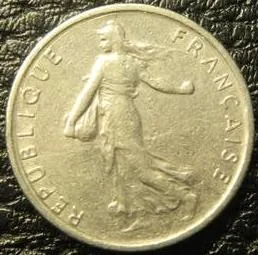 Купити 1/2 франка 1966 Франція