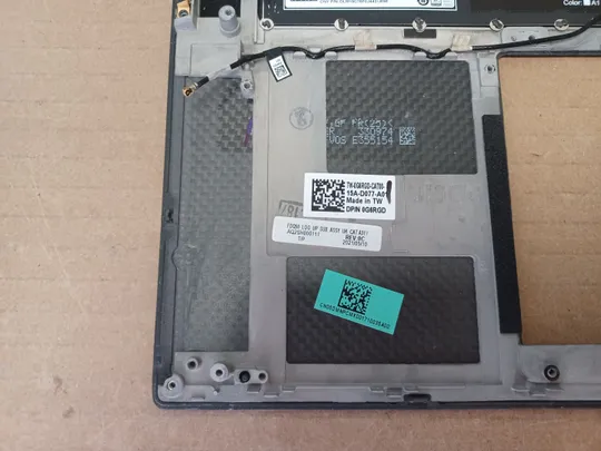 номер1051-5 корпус кришка 0G6RGD AQ2SH000111 з клавіатурою 0M5T8J PK132SH2A17   для Dell XPS 15 9500 9510 PRECISION 5550 5560 Палмрест корпус топкейс Верхня панель палмрест cover-C оригінал Де купити