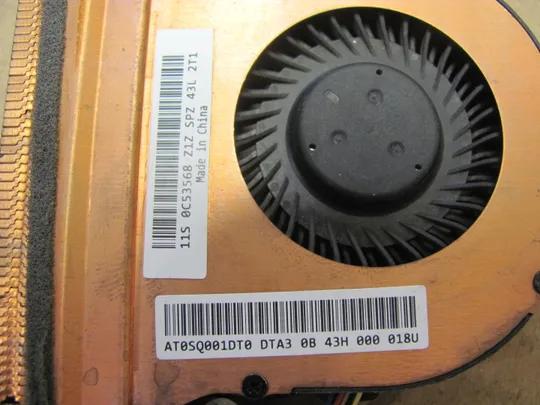 номер1027-5 система охолодження AT0SQ001TB0  для Lenovo ThinkPad  T440p  Охолоджувальна система Кулери та системи охолодження Охолодження материнської плати cooling system Кулер Охолоджувальний блок оригінал Де купити