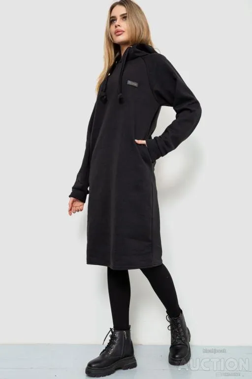 Туника женская на флисе, цвет черный, 243R462 З аукціону