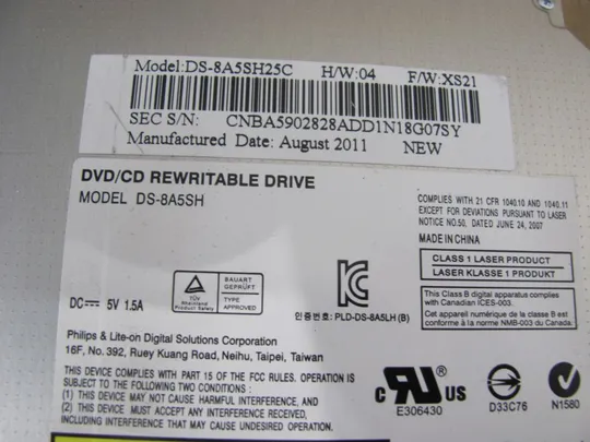 377-10 DVD-привід для SAMSUNG E3520 RV511 RV509 RV520 оригінал Продаж