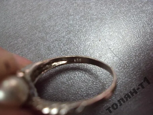 кольцо женское серебро 925 проба вес 4,37 г размер 18 №15055 Інтернет-аукціон