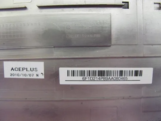 №50-3 Кришка (дно, корито, піддон) корпуса для MEDION ERAZER X6811 оригінал З аукціону