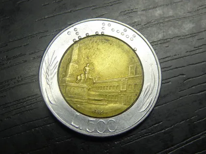 фото, 500 лір 1986 Італія