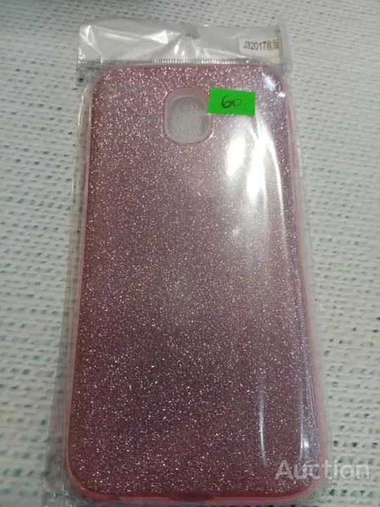 Чехол бампер для Samsung J3 2017 розовый с блистинками Ціна