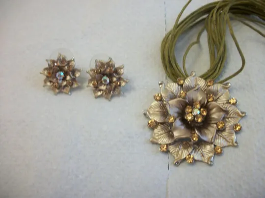 Кулон  Подвеска и 2-Два Клипсы Де купити