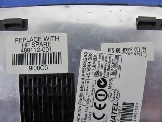 №32-9 сервісна кришка 489112-001 60.4D006.001 для HP Compaq Presario CQ70 оригінал З аукціону