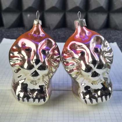 фото, Елочная игрушка "лев-2шт", ссср