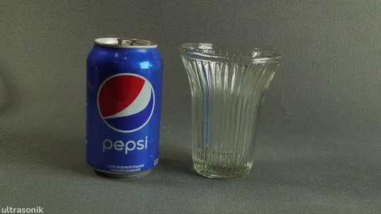 Купити Ваза для квітів міні старе радянське прозоре скло Вживане