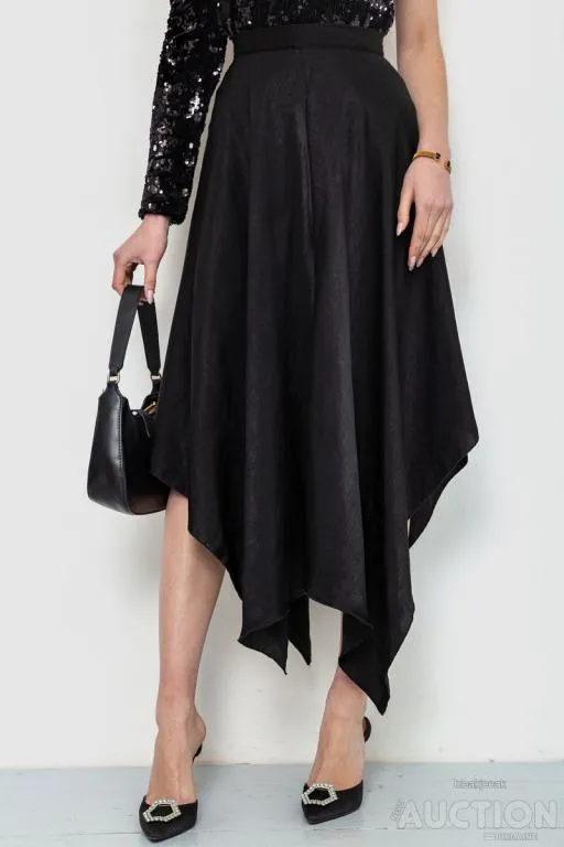 Юбка, цвет черный, 244R166 Ціна