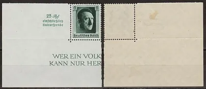 фото, 1937 - Рейх - 48-річчя Гітлера Mi.646 _5,50 € **