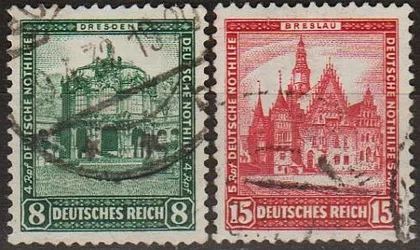 фото, 1931 - Німеччина - Зимова допомога - Архітектура Мі.459-60 _6,0 €