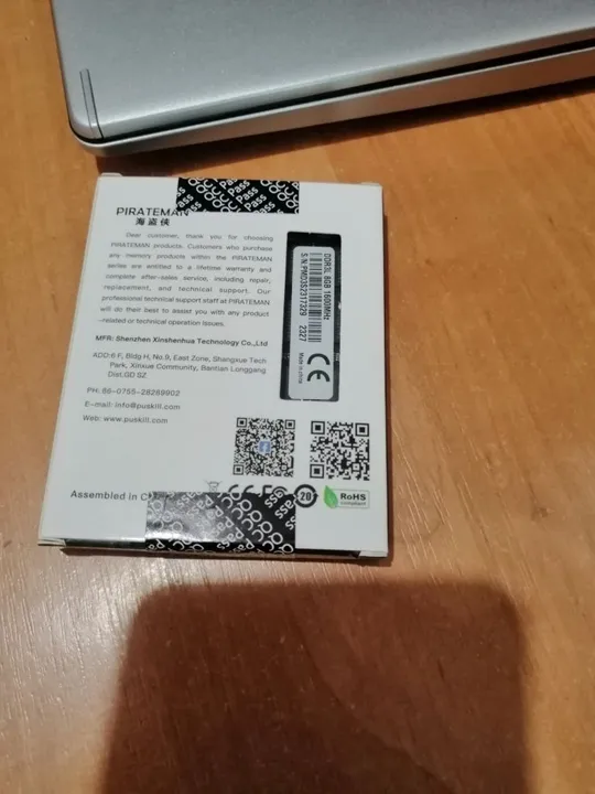 Купити Pirateman Gaming 8GB DDR3L 1600MHz So-Dimm 1.35v DDR3 1.5v ОЗУ RAM оперативка
