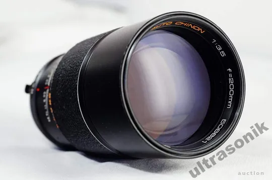 Об&#039;єктив телеобъектив Auto Chinon 1:3.5 f=200mm ф62мм Minolta MD Вживане Ціна
