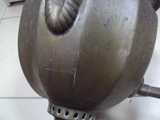 Самовар чашей Ермилова ваза с гранями латунь высота 39 см №11835 Продаж