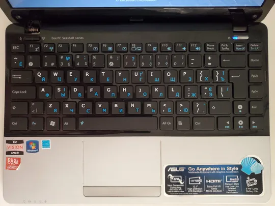 Нетбук Asus Eee 1215B 12.1" AMD 1,65GHz/4Gb/160Gb/Wi-Fi АКБ 4 години Продаж