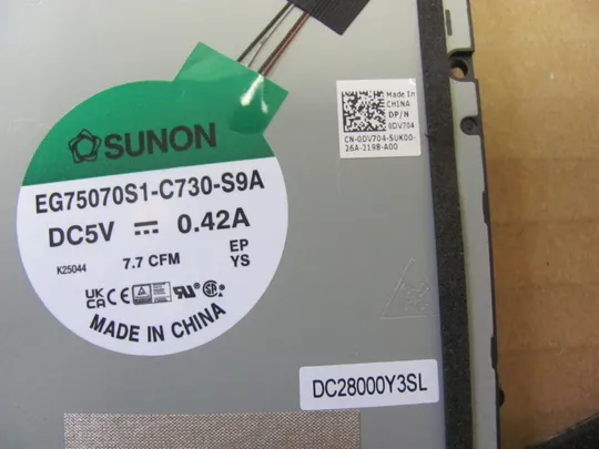 номер0977-13 система охолодження Кулер Охолоджувальний блок Охолоджувальна система Кулери та системи охолодження Охолодження материнської плати cooling system AT3MM006ZAL 0VHVHJ  для DELL Precision  7670 M7670 оригінал Інтернет-аукціон