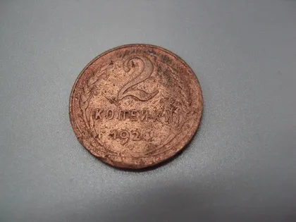 фото, Монета ссср 2 копейки 1924 год №5393