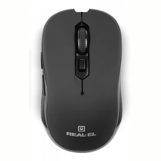 Мышь беспроводная REAL-EL RM-330 Black Ціна