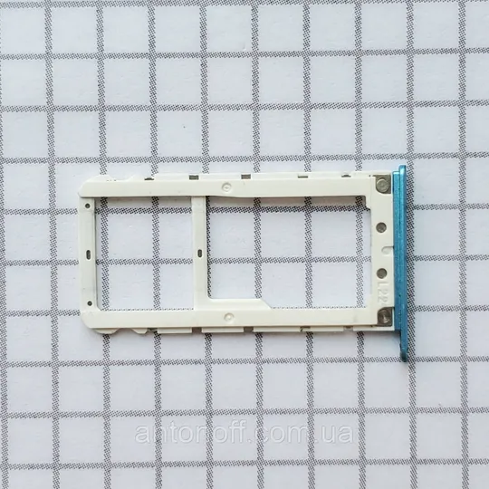 Купити Тримач сім карти Xiaomi Redmi Note 5 (whyred) для телефона синій оригінал з розборки