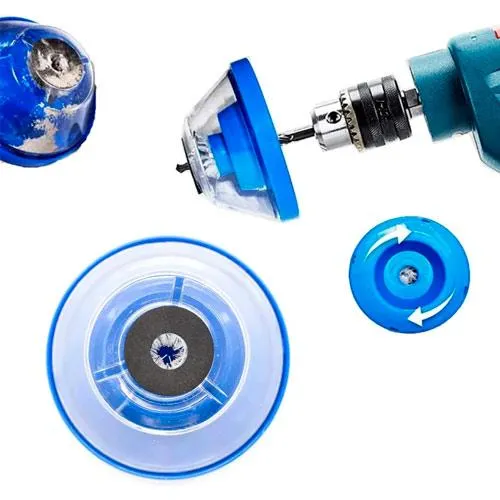 Купити Насадка пылесборник для сверл 4-10мм, пылеуловитель для дрели перфоратора