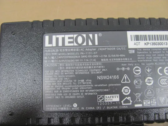 Блок живлення LITEON PA-1131-07 19V 7.1A  135W 7.4*5.0mm Продаж