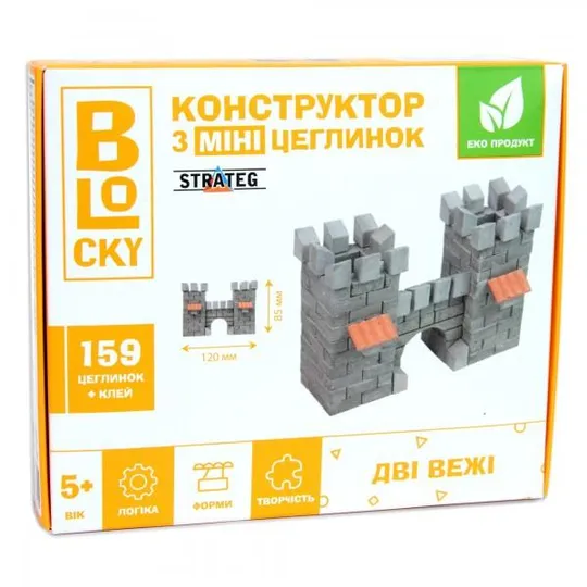 Игровой набор Strateg Blockly Две башни 31021 Ціна