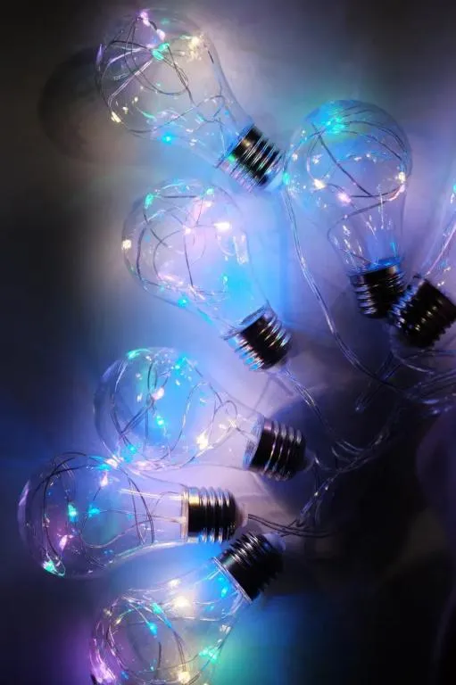 Гирлянда штора "Роса в лампе" от USB, 3x0,6м, 10 ламп, 60мм, 8 режимов, IP44, Мультиколор Характеристики