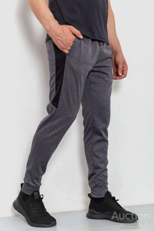 Спорт штаны мужские, цвет серый, 190R030 З аукціону