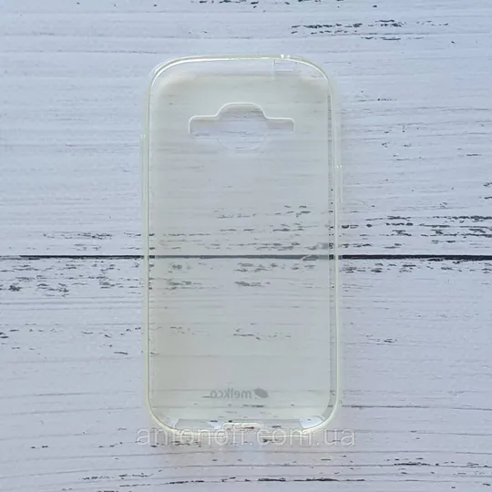 Силіконовий чохол Samsung J100H Galaxy J1 2015 захисна плівка Melkco Прозорий З аукціону