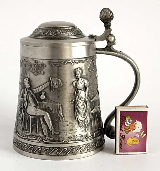 Олов&#039;яний пивний кухоль Lindenwirtin 800 мл ReinZinn Німеччина Продаж