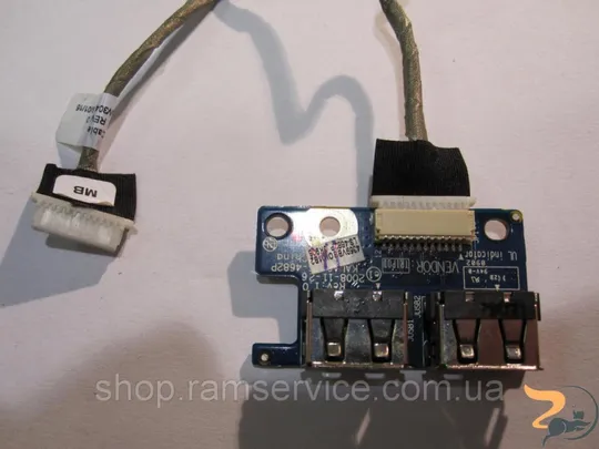 USB роз&#039;єми для ноутбука Acer 5737Z, *LS-4682P, б/в Ціна