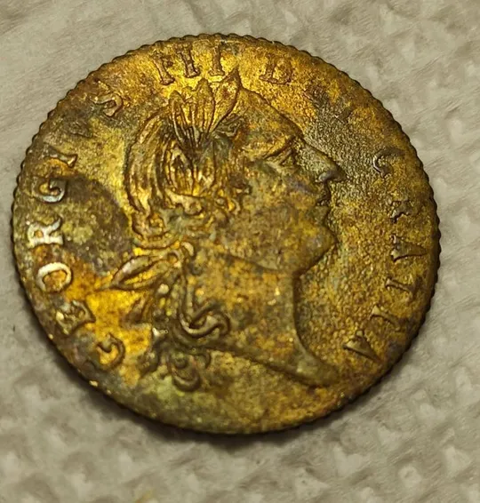 1788 год  старинный игровой Жетон в виде полугинеи/ монеты король Британии Георг Третий nf364 Ціна