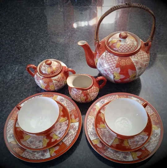 Сервіз на дві персони Дві Гейші порцеляна літофанія Японія Yf 04 Торговий майданчик