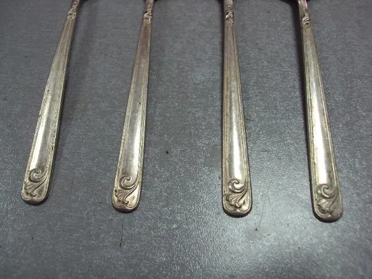 Ложки чайные кофейные ложечки ссср длина 13 см лот 4 шт №11314 Недорого