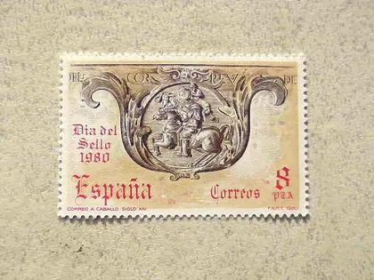 фото, Поштова марка Франція 1980 рік **